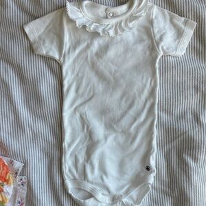Petit Bateau Onesie with collar